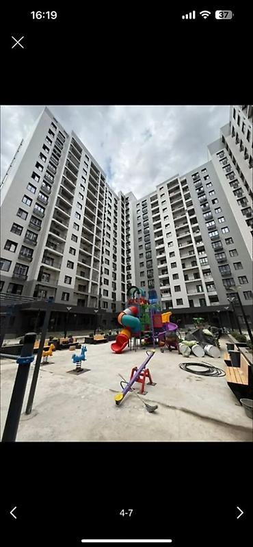 brk group: 1 комната, 43 м², Асанбай мкр Элитка, 6 этаж, ПСО (под самоотделку) — 2