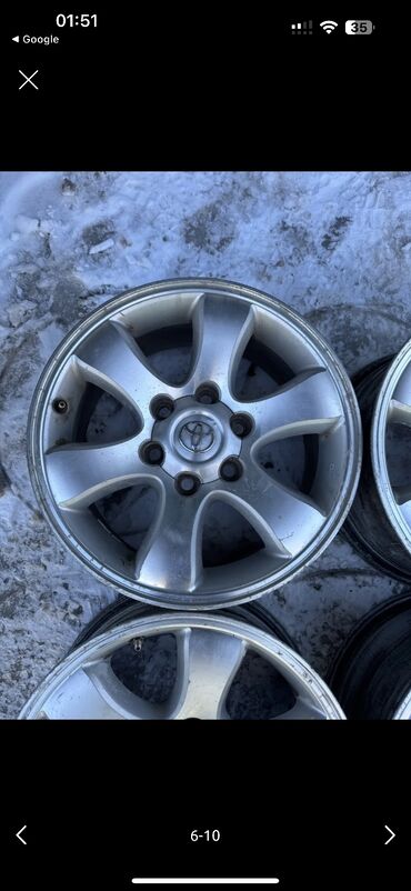 диска тойота камри: Литые Диски R 17 Toyota, Комплект, отверстий - 6, Б/у