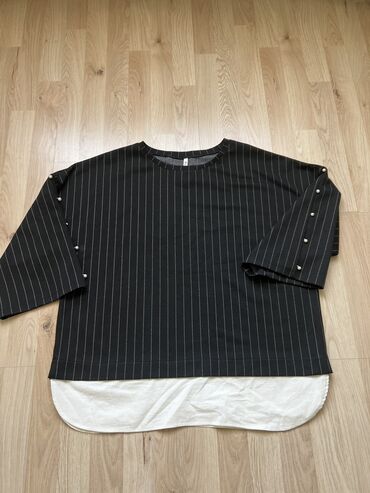мужской кофта: Рубашка L (EU 40), цвет - Черный