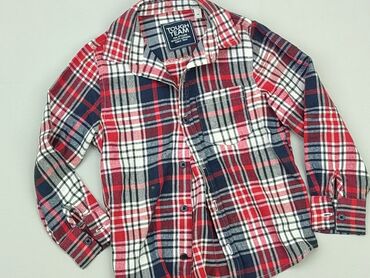 zlota sukienka dluga: Shirt 3-4 years, condition - Very good, pattern - Cell, color - Red