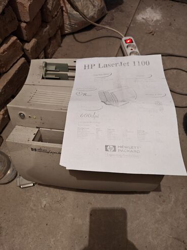 высокоточный принтер: 1500 сом HP LaserJet 1100 - Монохромный лазерный принтер A4 -
