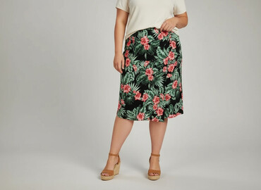spódnice plisowane zalando: F&F, Spódnica damska, rozmiar 5XL