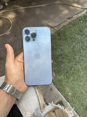 iphone 17 azerbaijan: IPhone 13 Pro Max, 128 GB, Sierra Blue, Face ID, Simsiz şarj — 1