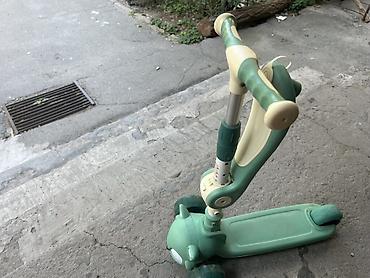Детские самокаты: Детский самокат, Трёхколёсный, Б/у — 2