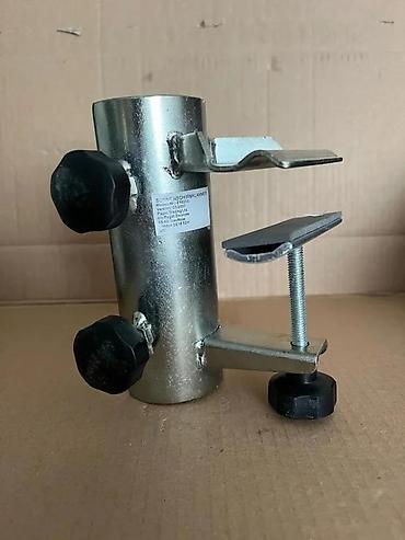 parkside mini testera: Metalni držač za suncobran – univerzalna kopča za montažu na klupu — 7