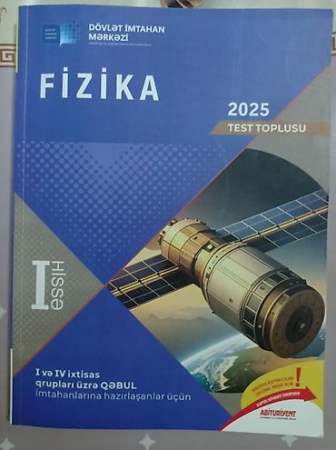 Школьные учебники: Məhsul: “Fizika – 2025 Test Toplusu”, I hissə Nəşriyyat/idarə: Dövlət — 1
