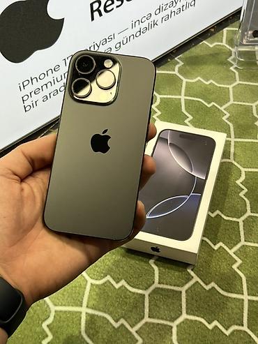 Apple iPhone: IPhone 16 Pro, Black Titanium -da lalafo.az — 2 Apple iPhone: IPhone 16 Pro, Black Titanium — 2