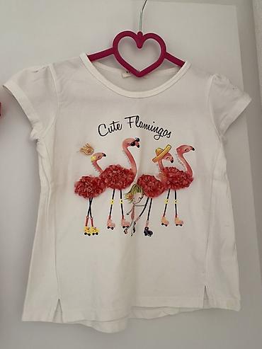 Dečija majica kratkih rukava – bela, sa printom „Cute Flamingos“. Na na lalafo.rs Dečija majica kratkih rukava – bela, sa printom „Cute Flamingos“. Na