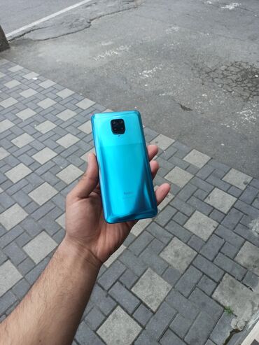 xiaomi qin 2 бишкек: Xiaomi Redmi Note 9 Pro, 128 ГБ, цвет - Синий, 
 Кнопочный, Отпечаток пальца, Две SIM карты