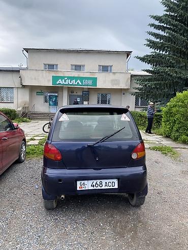 Унаа: Daewoo Matiz: 2001 г., 0.8 л, Кол менен иштөөчү, Хетчбек — 4