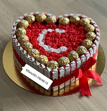 pion buket: Hediyyelik sokolad buketleri ve sebetleri sifarisle hazirlanir — 3