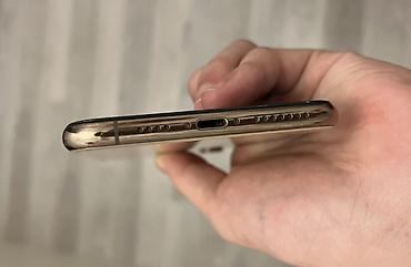 x r iphone: IPhone Xs Max, 128 GB, Qızılı, Qırıq, Simsiz şarj, Face ID — 3
