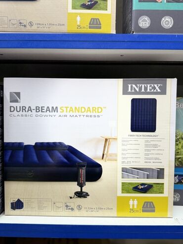 надувной матрас дордой цена: Надувной матрас Intex Dura-Beam Standard Classic Downy Air Mattress