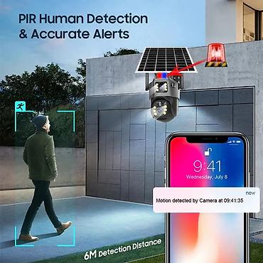 sensorlu: 4G Günəş panelli 2 linz (VCS09-G) Special Features Human Motion — 5