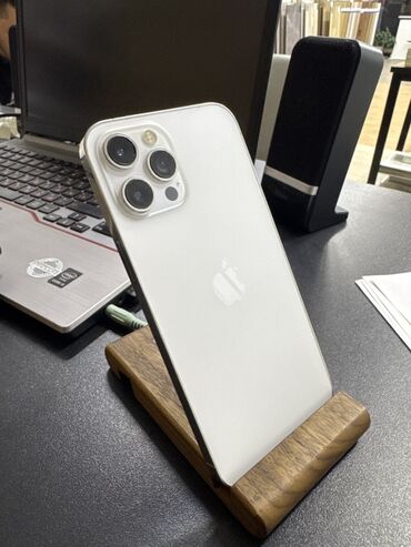 чайник большой: IPhone 12 Pro Max, Колдонулган, 512 ГБ, Ак, Каптама, 90 %