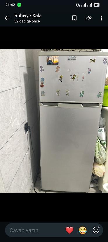 Hisense iki qapılı soyuducu - Rəng: gümüşü/boz - Üstdə ayrıca