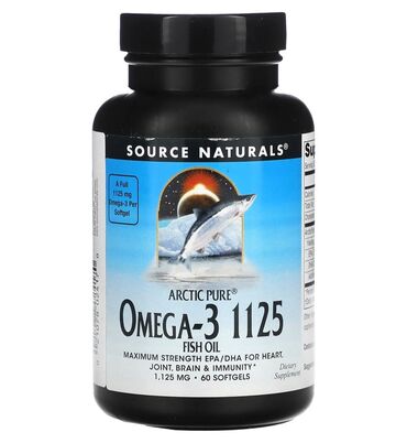 Vitaminlər və BAƏ: Omega 3 balıq yağı, zəngin tərkib, hər kapsulda 687 epa və 275 dha, 60