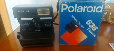 Fotokameralar: Polaroid 636 Closeup instant fotoaparat - Qutu və qol qayışı ilə -