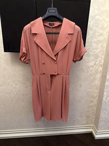 gold it: Emporio Armani qadın kombinezonu - Rəng: toz çəhrayı - Dizayn — 1