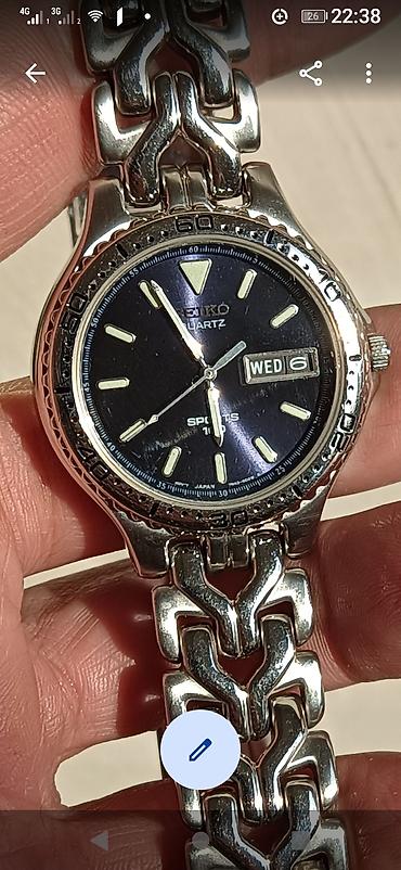 Наручные часы: Seiko sport arginal yapon real qiyməti 370$ az işlənib təzə kimidi — 6