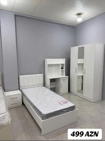 tek kravat ikinci el: Tək nəfərlik yataq dəsti çarpayı dolab yazı masası tumba daxildir 499 — 1