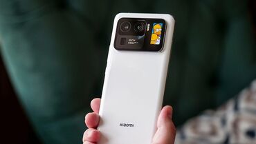 телефон ми 11: Xiaomi, Mi 11 Ultra, Б/у, 256 ГБ, цвет - Белый, 2 SIM