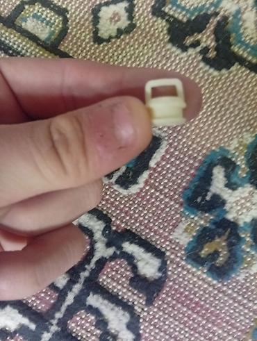 samdanlar ve saat: Plastik pərdə halqaları və keçirici klipslər dəsti - Rənglər: ağ və — 2