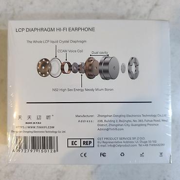 di box: Проводные наушники TINHIFI T3 Plus TINHIFI T3 Plus отличается — 6