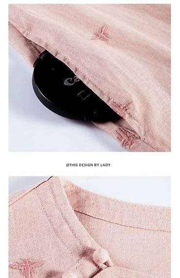 Повседневные платья: Представляем утонченное платье из 100% натурального льна в нежном — 8