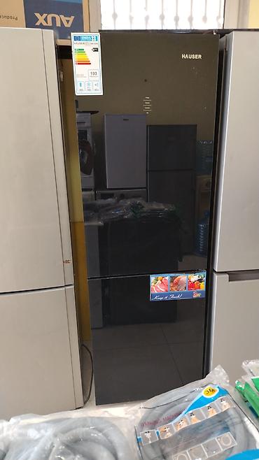 hauser: İşlənmiş 2 qapılı Hauser Soyuducu Satılır, rəng - Qara, Təkərli — 4