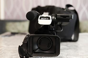 Videoaparatlar: Peşəkar videoçəkiliş dəsti - Sony videokamera: üstündə istiqamətli — 1