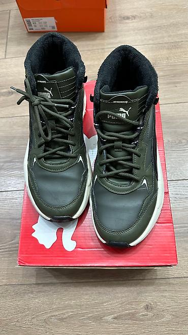 батинке: Мужские ботинки, 42, Puma, Б/у, цвет - Зеленый, Самовывоз — 4