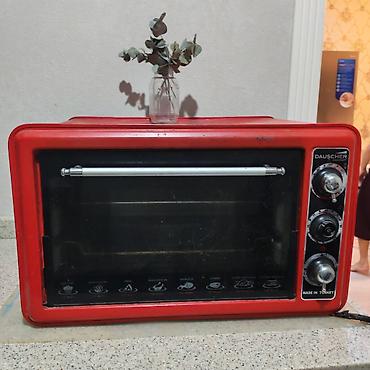 Духовки: Мини-печь Dauscher (Made in Turkey), красный корпус. Основные — 2