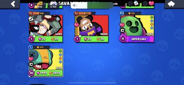 Video oyunlar üçün aksesuarlar: Brawl Stars hesabı – yüksək səviyyəli, oynamağa hazır - Kupa: 19 135 — 12