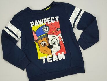 sweterek z chokerem: Bluza, Nickelodeon, 7 lat, 122-128 cm, stan - Idealny