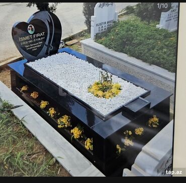 Başqa xidmətlər: Mərmər işləri məzar daşlarının hazırlanması.çatdırılma quraşdırılma — 26