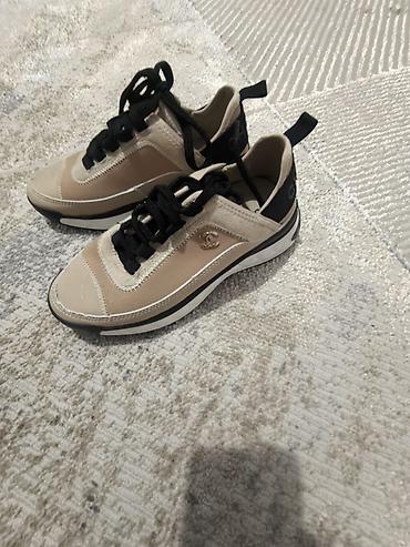 красовки ecco: Кроссовки, 37, Chanel, Новый, цвет - Бежевый — 1