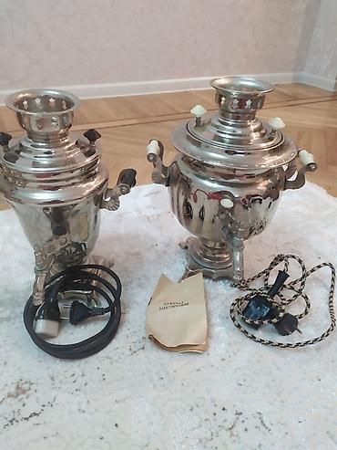 samovar 10 litre: Yeni Elektrik Samovar, 4 l, Ünvandan götürmə — 4