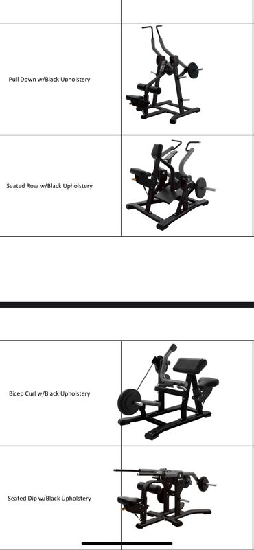 Digər trenajorlar: Peşəkar idman zalı üçün tam avadanlıq paketi Kardio: - Adaptive — 7