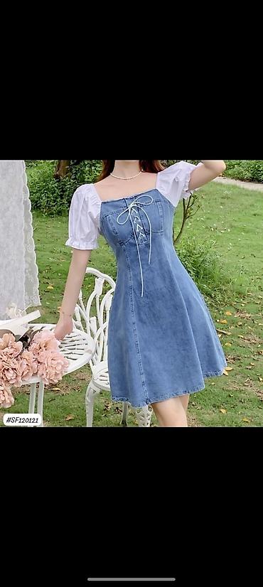 cins kurtkalar qadin: Məhsul: Qadınlar üçün denim paltar - Model kodu: SF120121 (şəkillərdə — 1
