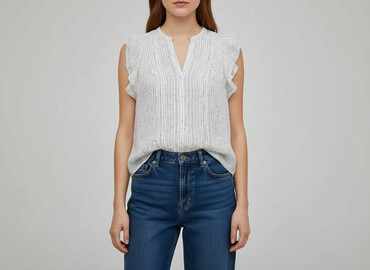reserved bluzki w paski: H&M Conscious, Жіноча блуза, розмір XS