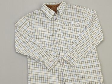 Koszula 11 lat, stan - Dobry, wzór - Kratka, kolor - Biały