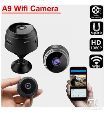 ucuz video kamera: 1080P A9 Mini Kamera WiFi Kablosuz Video Gözetim Uzaktan İzleme