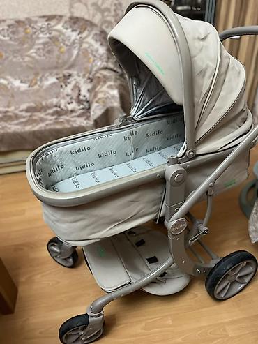 bej salvar: Uşaq arabası – Kidilo 2-in-1 (beşik və oturacaq modulu) - Rəng — 4