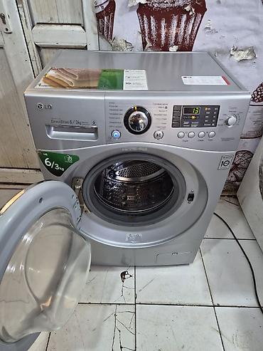 dondurma masini: Paltaryuyan maşın LG, 6 kq, İşlənmiş, Avtomat, Qurutma var, Pulsuz çatdırılma, Ödənişli çatdırılma — 2