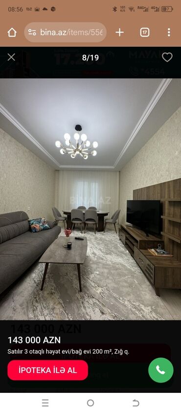 Həyət evləri və villaların satışı: Satılır 3 otaqlı həyət evi/bağ evi, Zığ q. Xüsusiyyətlər: - Geniş — 4