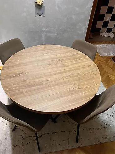 tabure pleteni: Okrugli trpezarijski stolovi po meri xw65 | izrada po meri dezen ploče — 7