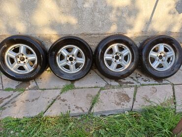 Колеса в сборе: Колеса в сборе 215 / 70 / R 15, Лето, Б/у, Комплект, Внедорожные (АТ/МТ), отверстий - 5