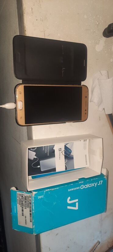 телефон самсунг j7: Samsung Galaxy J7 2017, Колдонулган, 16 GB, түсү - Алтын, Бөлүп төлөө менен, 2 SIM