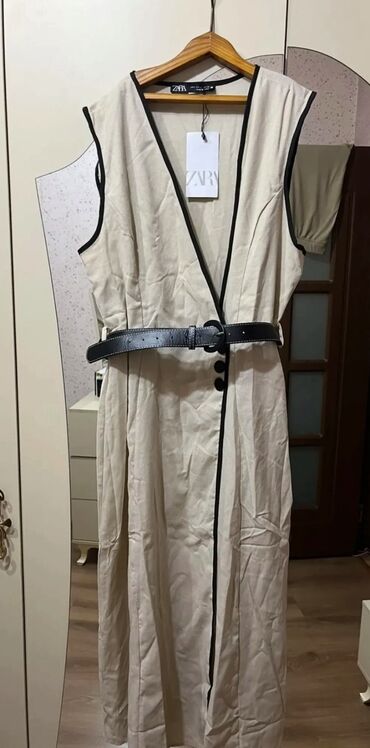 Повседневные платья: Повседневное платье, Миди, Zara, L (EU 40)